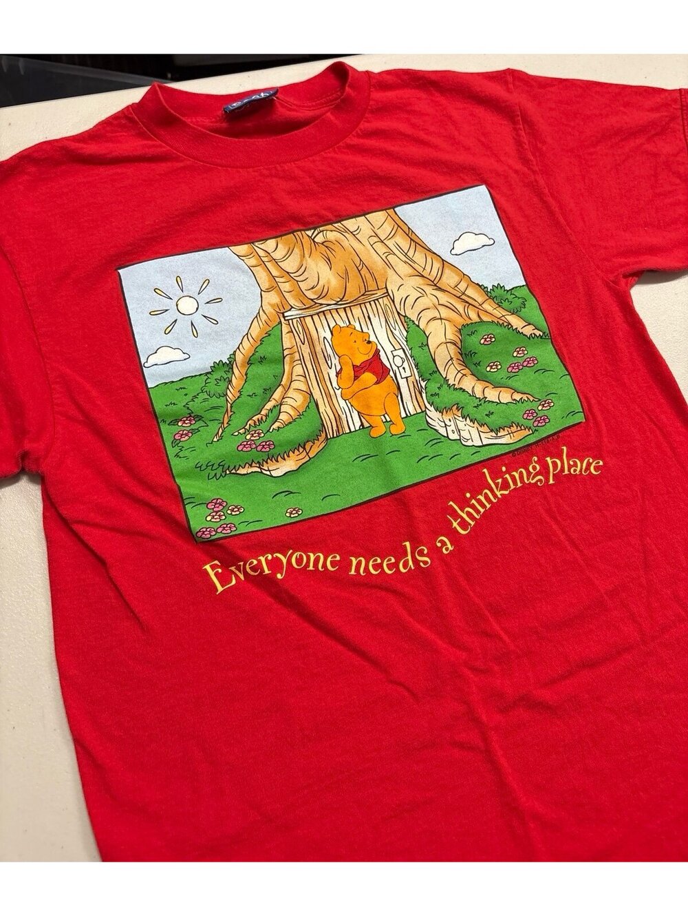 Vintage Disney Winnie the Pooh “Everyone Needs a Thinking Place” T-Shirt